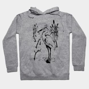 Grey Heron Hoodie